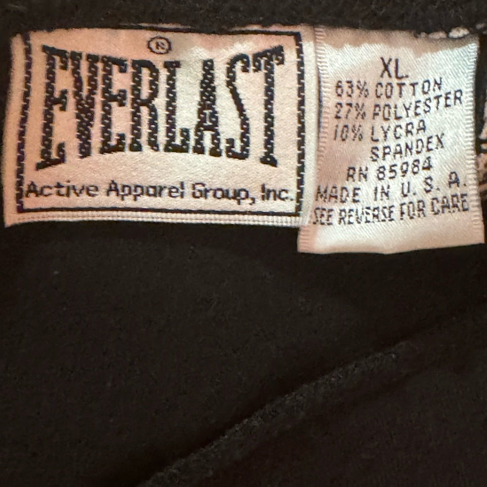 Clean Vintage Everlast Black Activewear Sports Bra