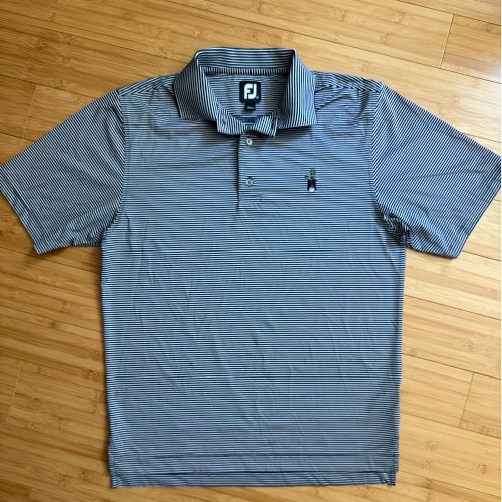 Classic FootJoy Striped Like-New Golf Polo Shirt Size S