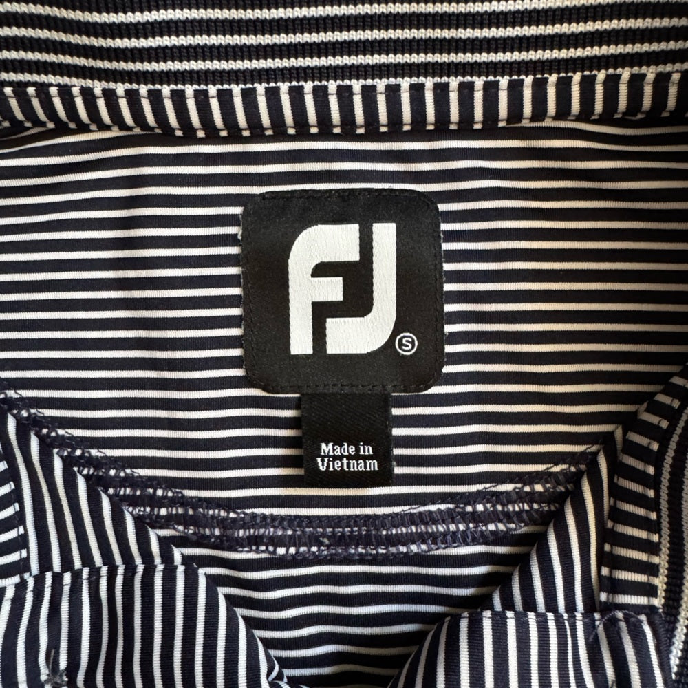 Classic FootJoy Striped Like-New Golf Polo Shirt Size S