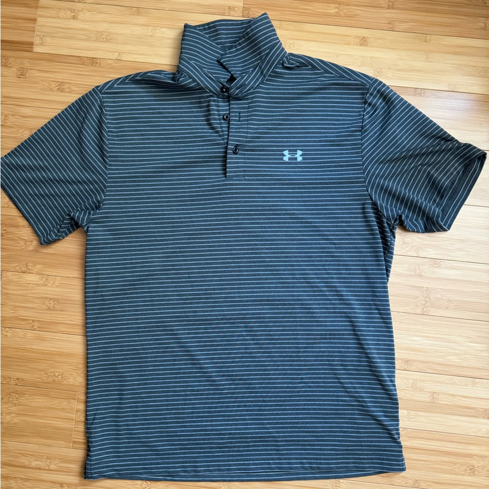 Clean & Classic Under Armour HeatGear Blue Polo Shirt