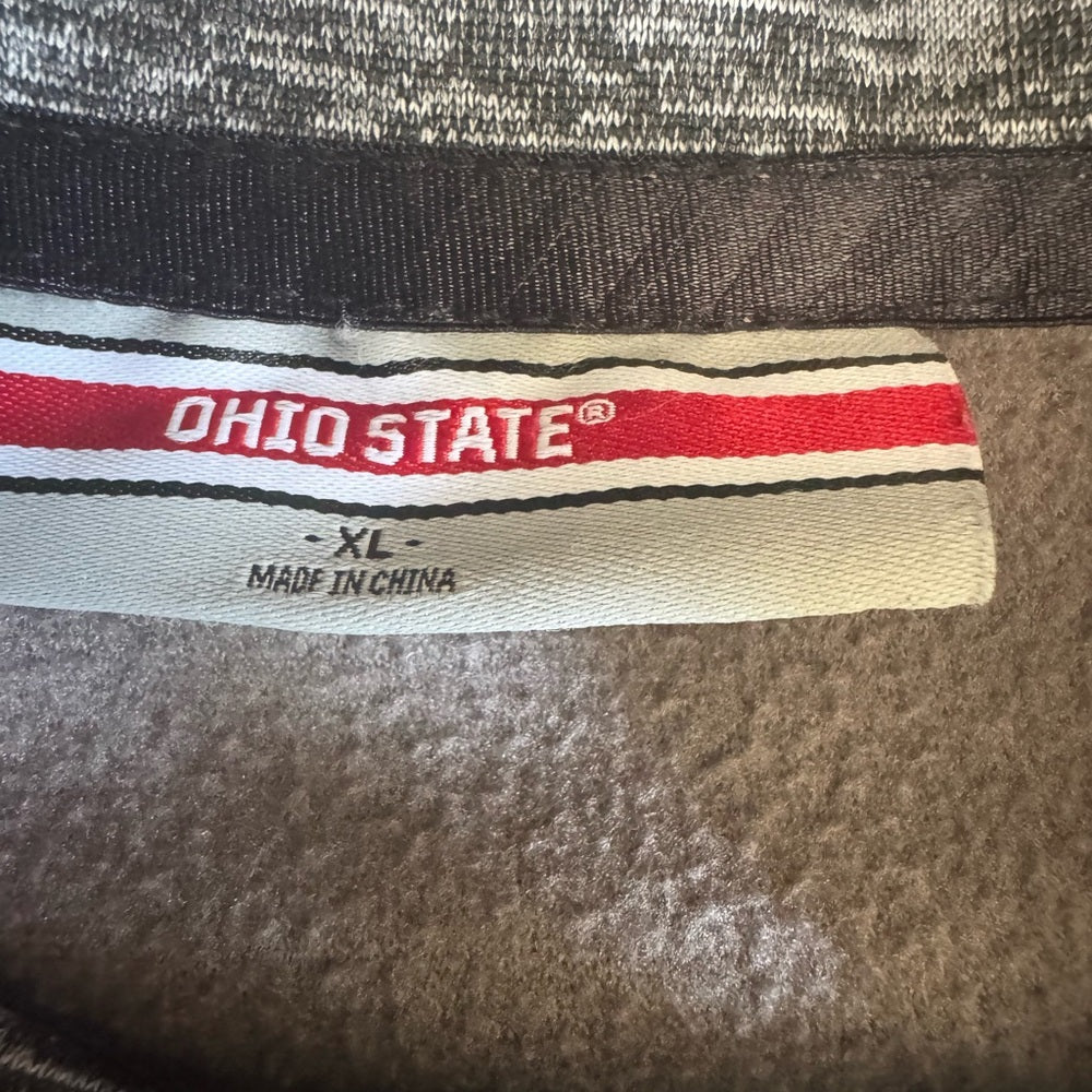 Clean Scarlet & Gray Ohio State Pullover Size XL