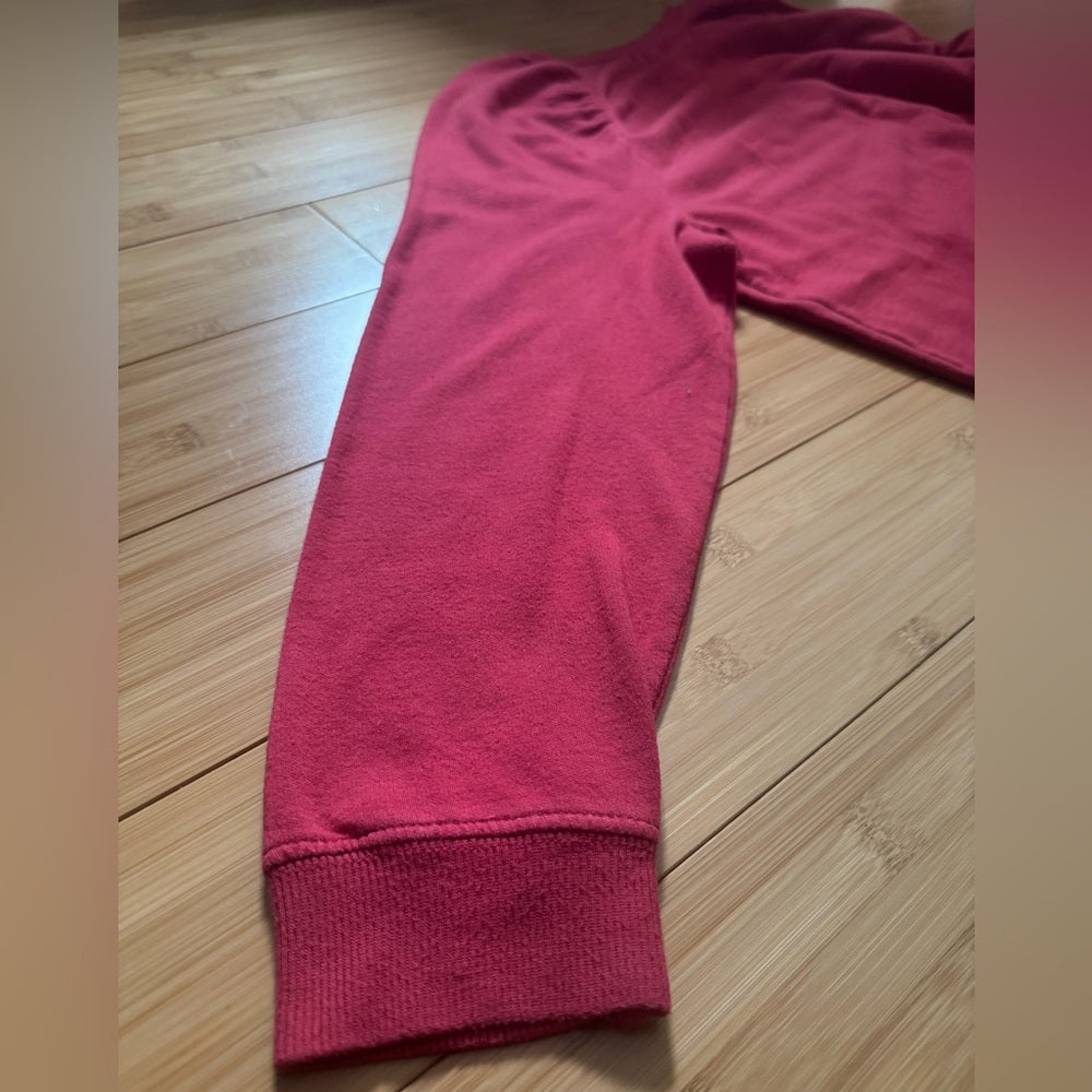 Clean and Comfy Maurices Red “Homebody” Fleece Sweatshirt