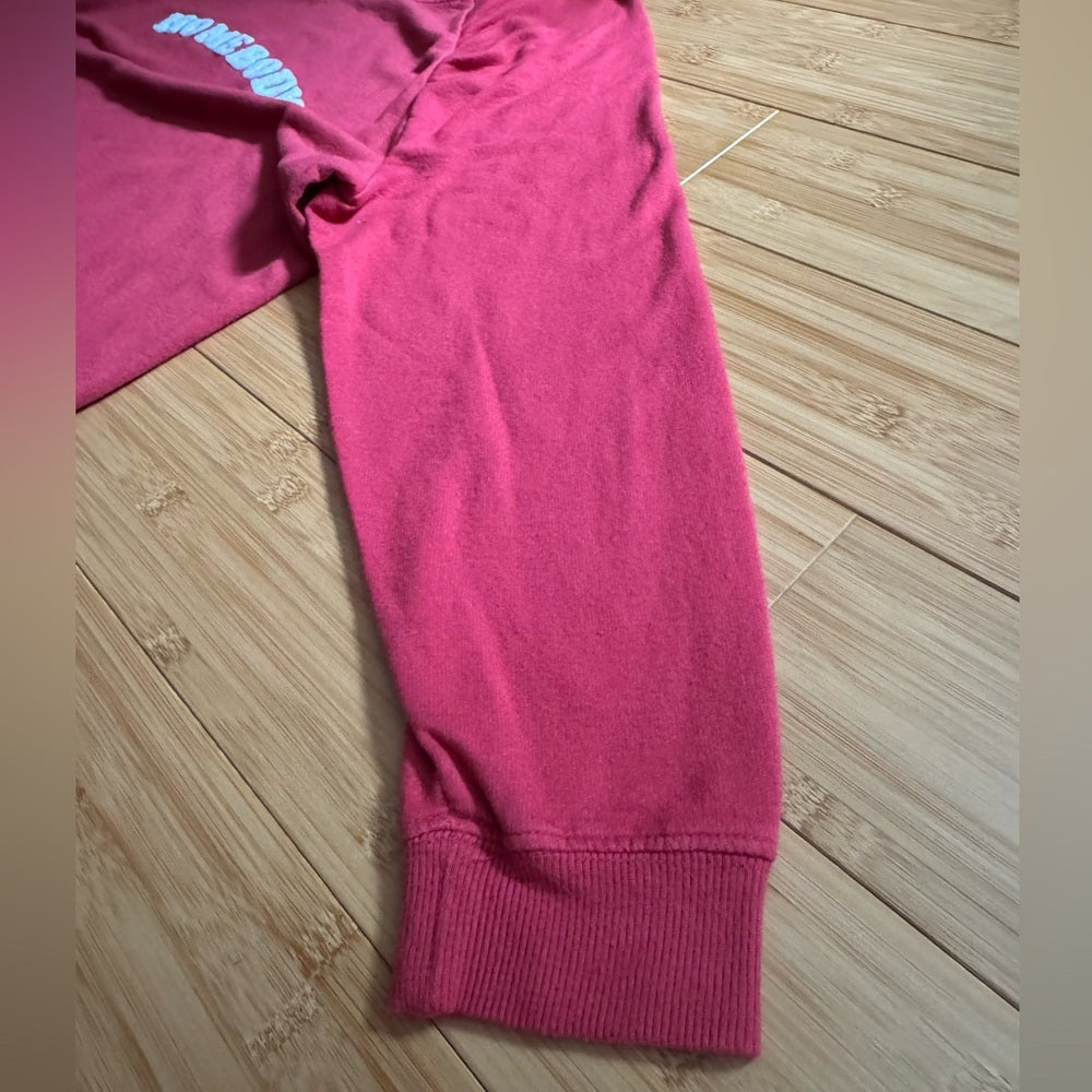 Clean and Comfy Maurices Red “Homebody” Fleece Sweatshirt