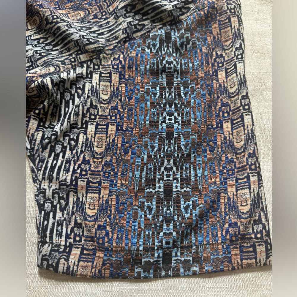 Beautiful Like New Bassiri Limited Collection Men's Abstract Geometric Shirt - L