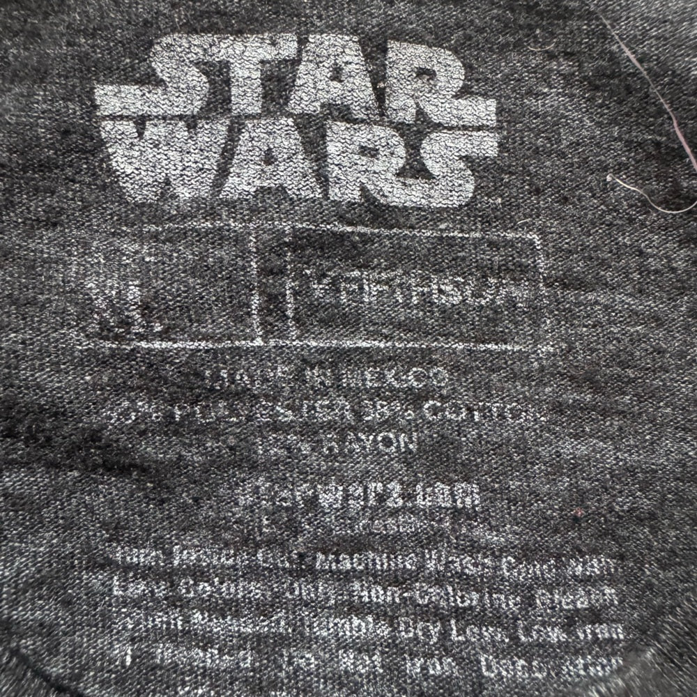 Unique Vintage Star Wars Starry Night Dark Gray Graphic Tee Size XL