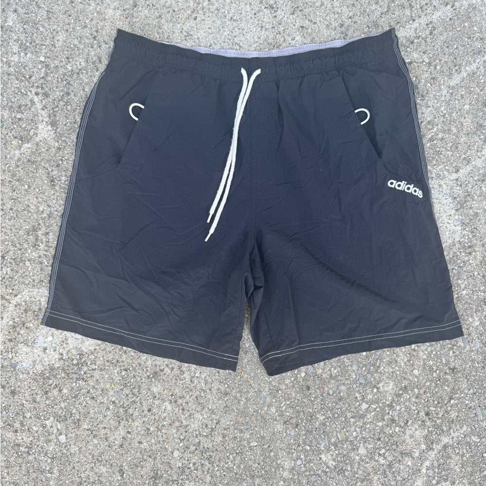 Vintage 2004 Adidas Black Swim Trunks Size M