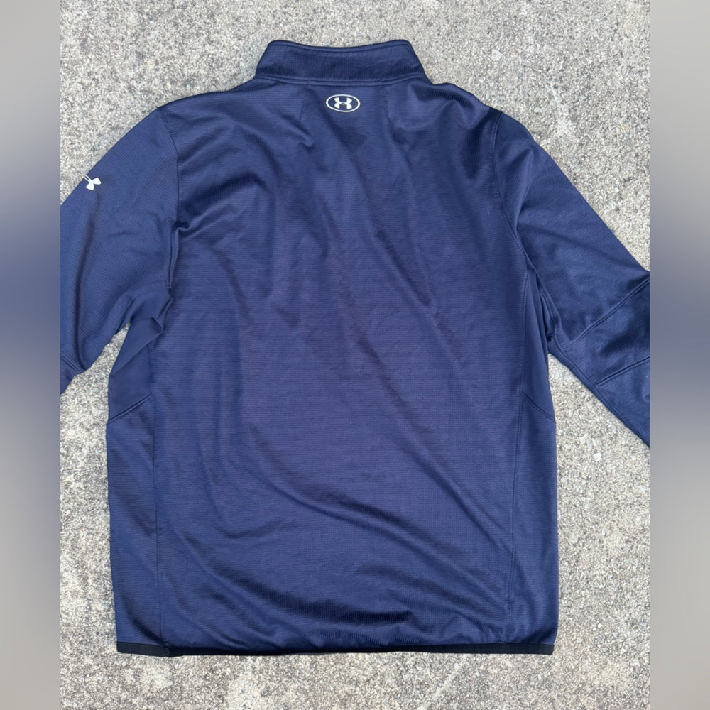 Clean Very Nice Under Armour Golf Dark Blue ColdGear 1/4 Zip Pullover Size 3XL