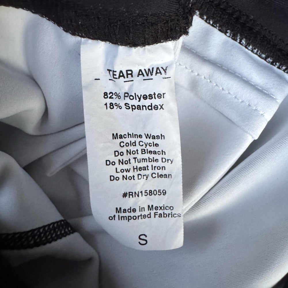 Clean and Comfy Logan Designer Geometric Black and White Yoga Pants Size S