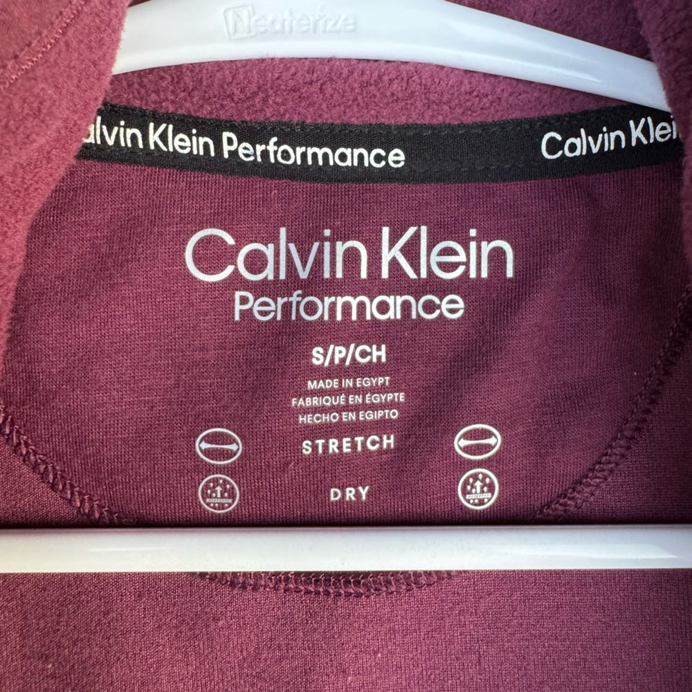 Clean Calvin Klein Women's Purple Performance Vest Jacket Size S