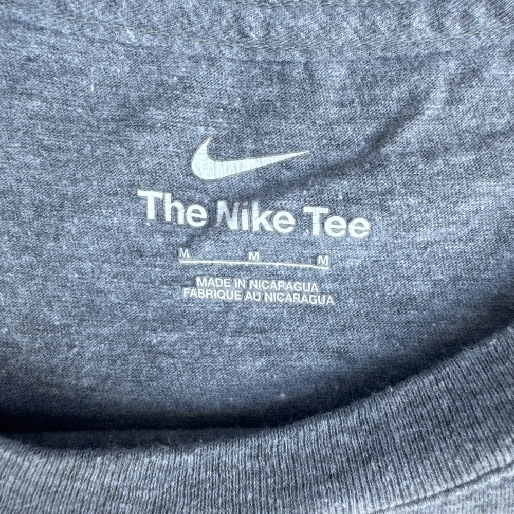 Clean Nike Tech Charcoal Tee with Just Do It Logo Size M