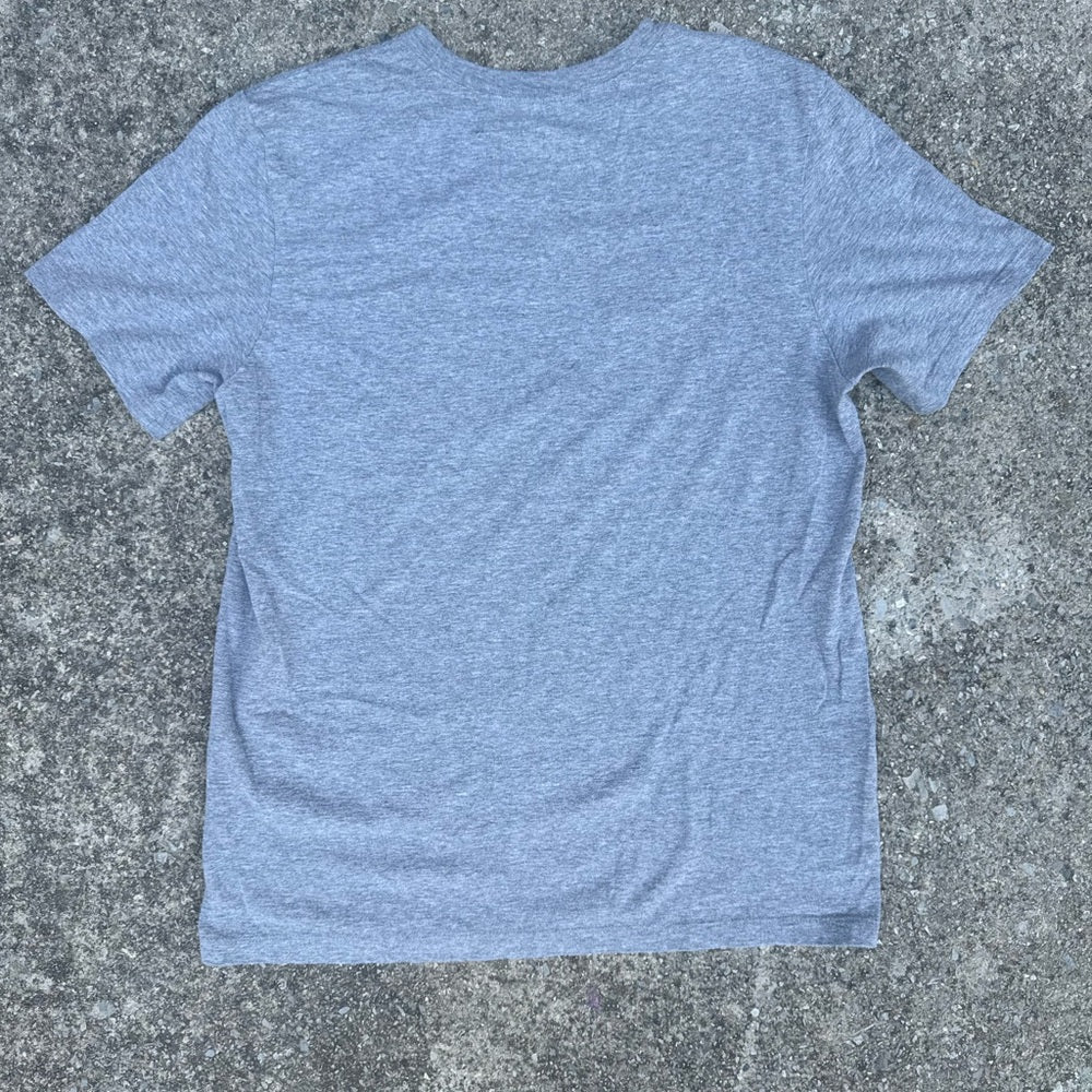 Clean Nike Tech Charcoal Tee with Just Do It Logo Size M