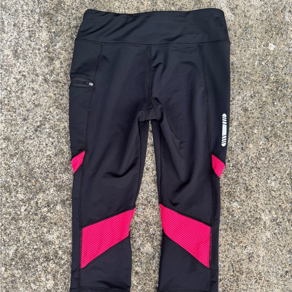 Clean BCG Black and Pink Athletic Leggings Size S
