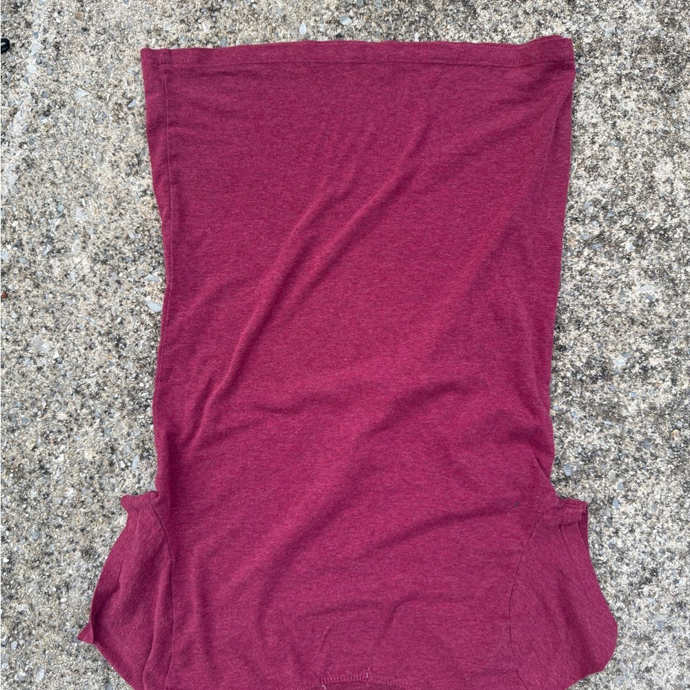 Clean Ambiance Apparel Peace Sign San Francisco Burgundy T Shirt Size S