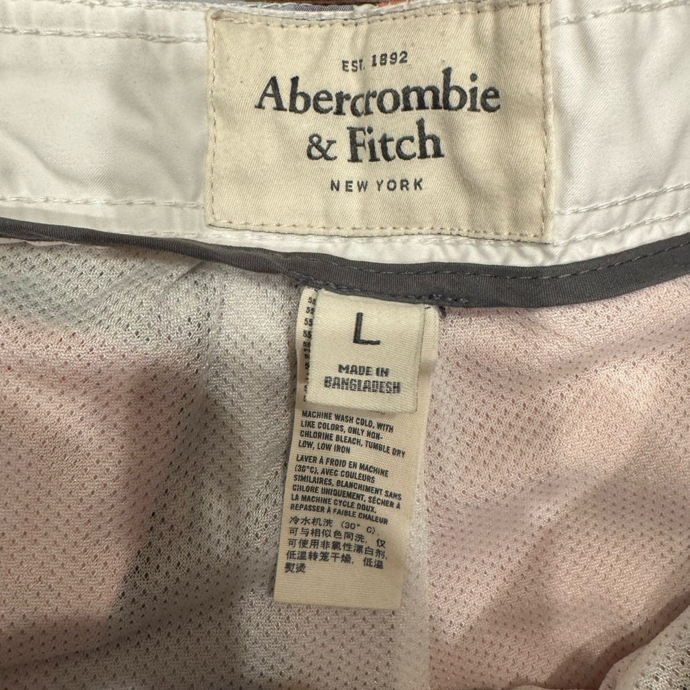Clean Abercrombie & Fitch Multicolor Plaid Swim Trunks Size L