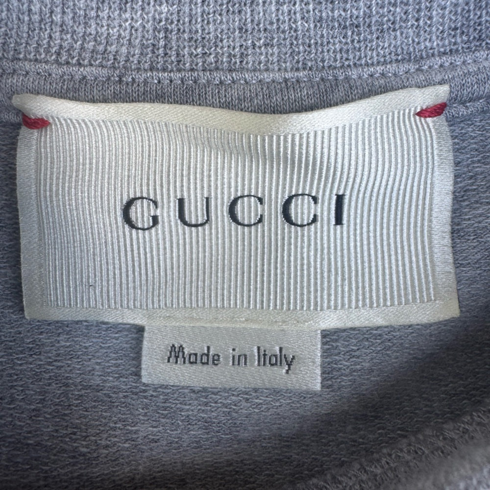Clean NWOT Authentic Unique Children’s Baby Toddler Gucci Gray Sweatshirt XS