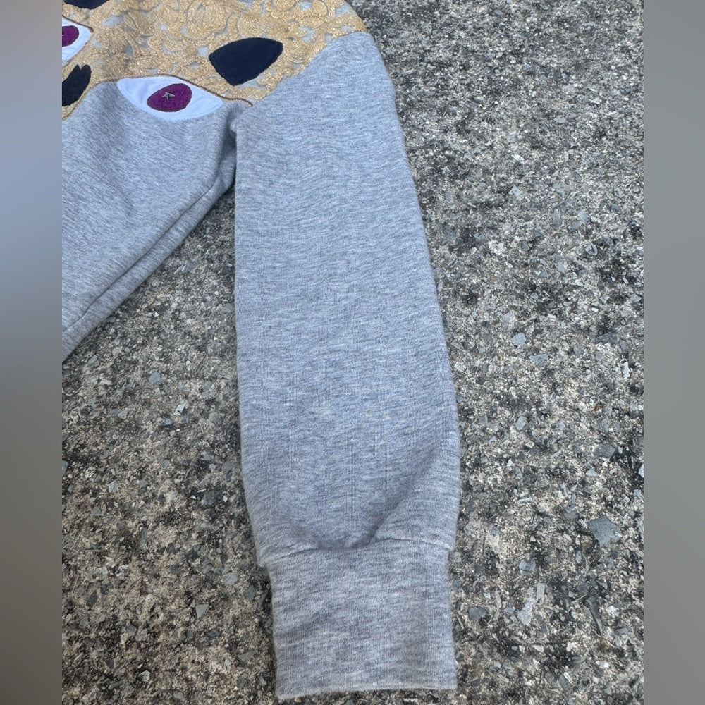 Clean NWOT Authentic Unique Children’s Baby Toddler Gucci Gray Sweatshirt XS