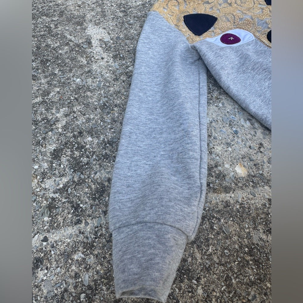 Clean NWOT Authentic Unique Children’s Baby Toddler Gucci Gray Sweatshirt XS