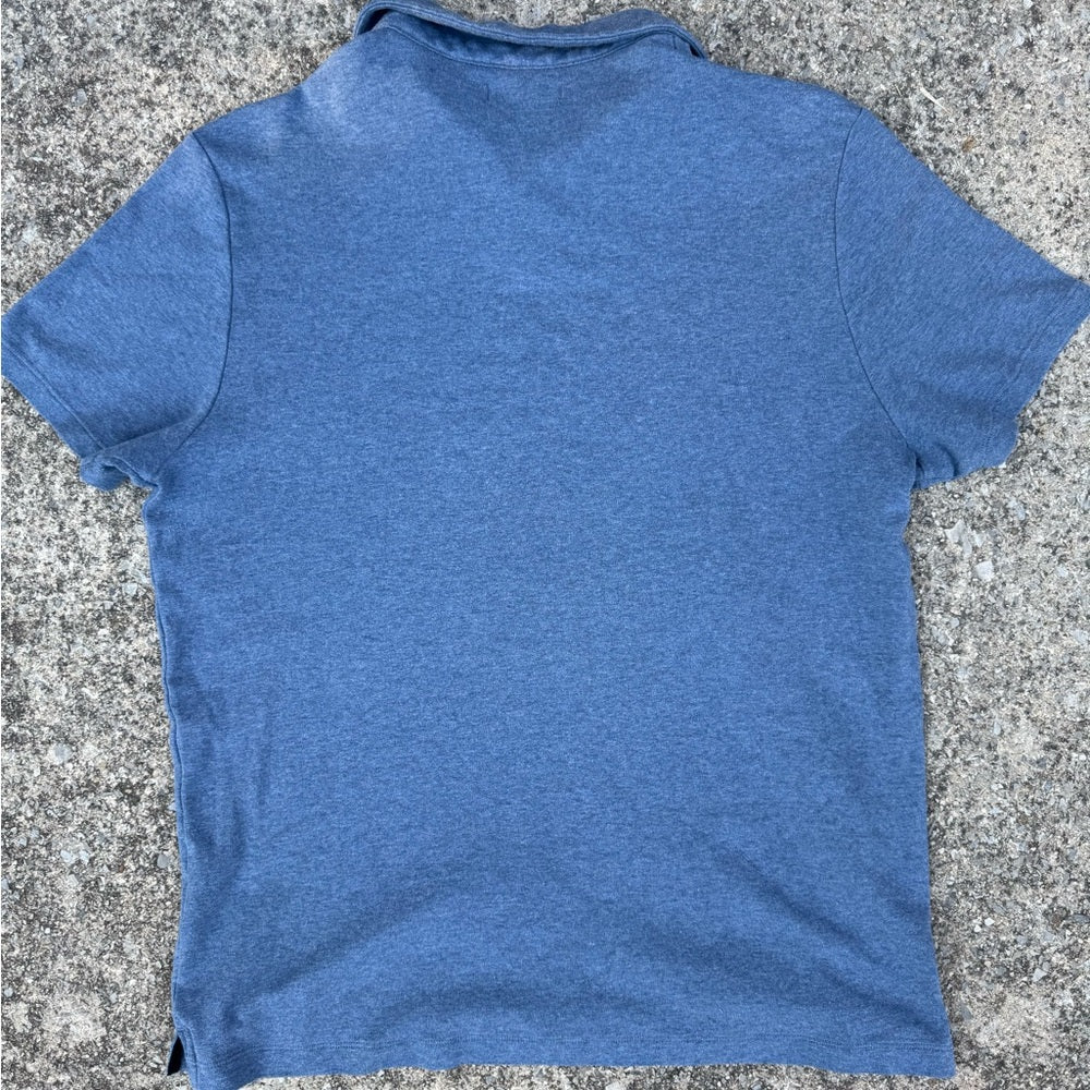 Clean and Comfy Banana Republic Heather Blue Polo Size XL