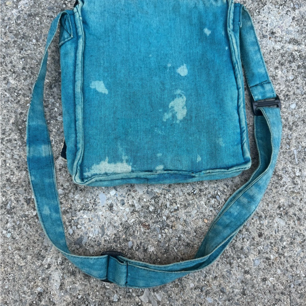Cool Colorful Unique Peace Patchwork Crossbody Messenger Style Bag