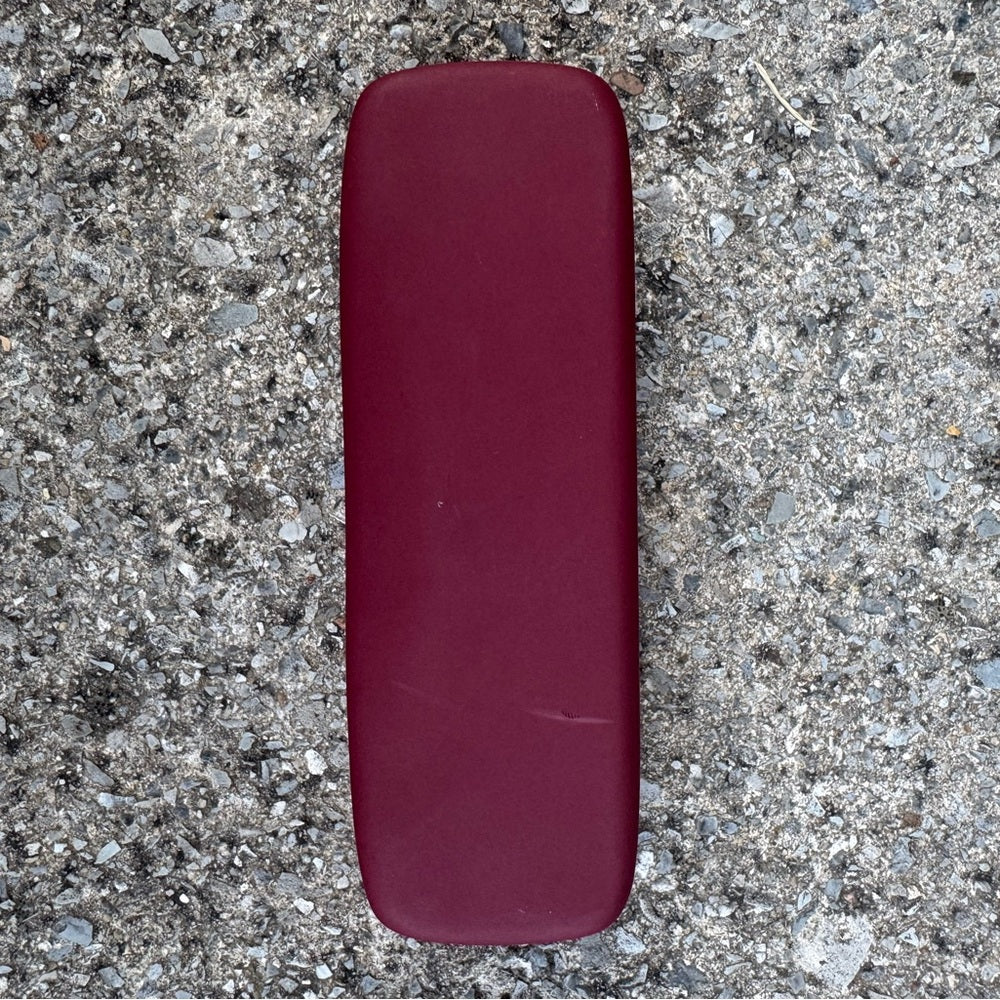 Authentic Ray-Ban Narrow Burgundy Reading Eyeglass Case