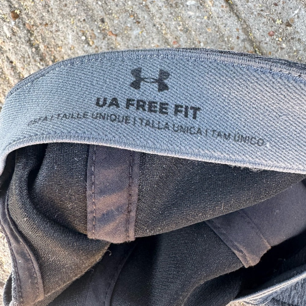 Clean Cure Under Armour Kids' Charcoal Cap with Multicolor Stitching