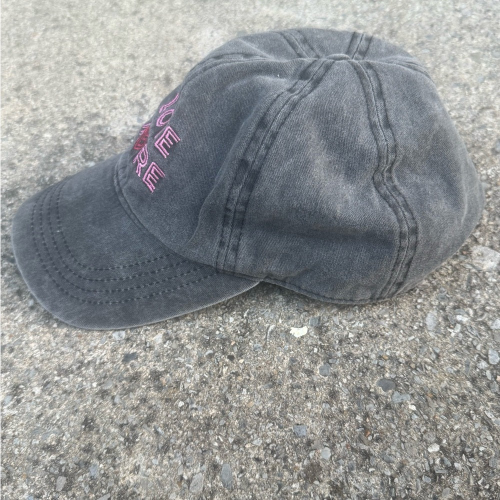 Clean & Cute David and Young Gray Love More Women’s Denim Cap