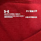 Clean Under Armour Red Short Sleeve Tee Athletic Performance