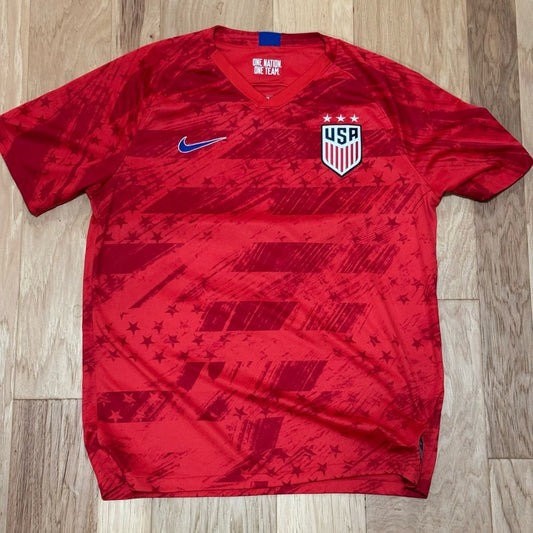 Clean Nike USA Soccer Jersey - Red