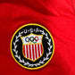 Clean Nike Red Team USA Olympics Embroidered Performance Tank Top with Team Logo