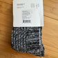 New Richer Poorer Black and Gray Over The Knee Textured Socks