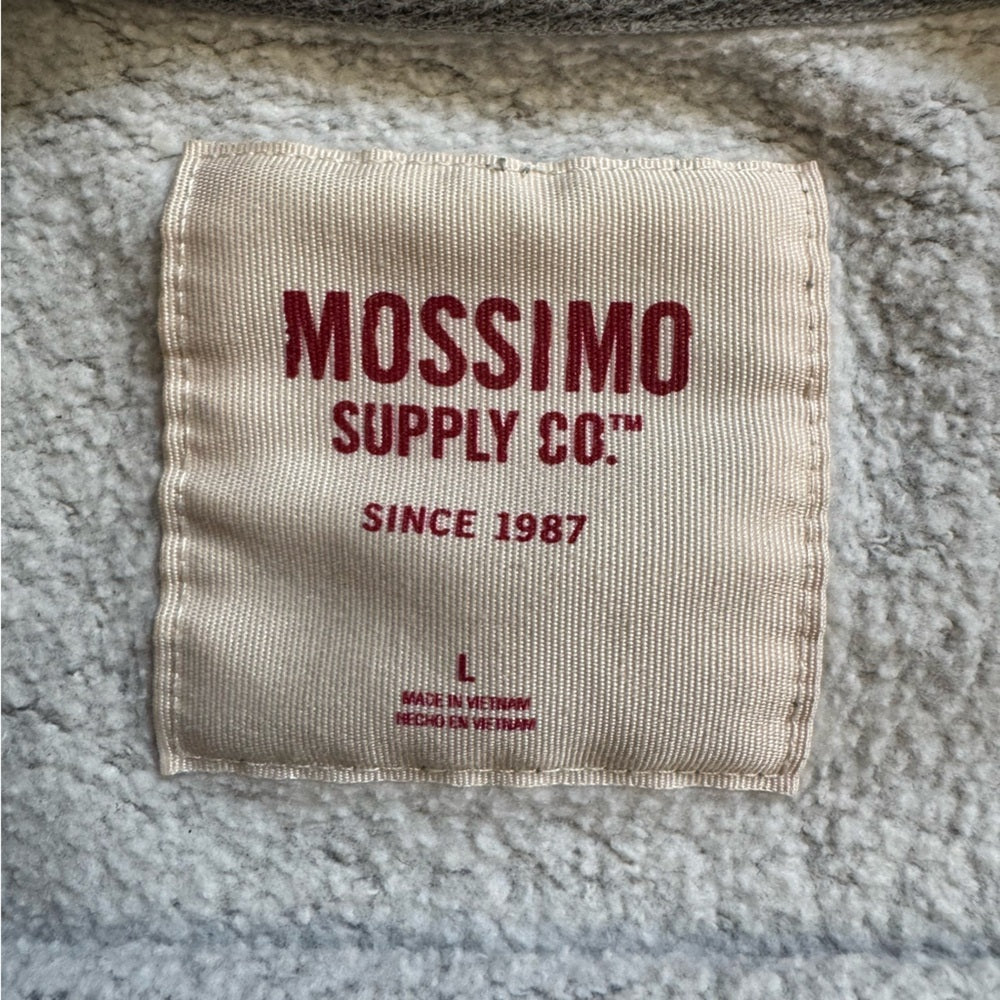 Clean Mossimo Supply Co. Gray and Pink Literally Sweatshirt