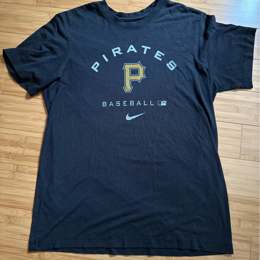 Nike Men's Authentic Collection Black Dri-Fit Pittsburg Pirates Tee