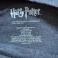 Clean Vintage Dark Gray Harry Potter Hogwarts Tee Shirt Size S