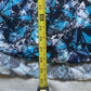 Cool Clean Robert Graham Blue Abstract Button Down Shirt Size L