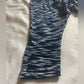 Clean B.L.E.U. Navy and White 3/4 Sleeve Knit Top