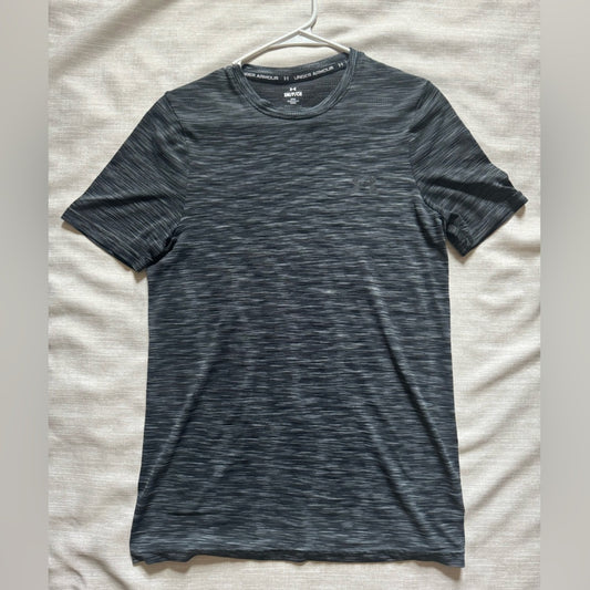 Clean Under Armour Black and Gray Apparel T Shirt Size S