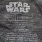 Unique Vintage Star Wars Starry Night Dark Gray Graphic Tee Size XL
