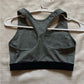 Clean Nike Women's Classic Charcoal and Black Sports Bra Size S