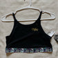 NWT Nike Dry Black and Multicolor Sports Bra Size XL