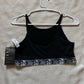 NWT Nike Dry Black and Multicolor Sports Bra Size XL