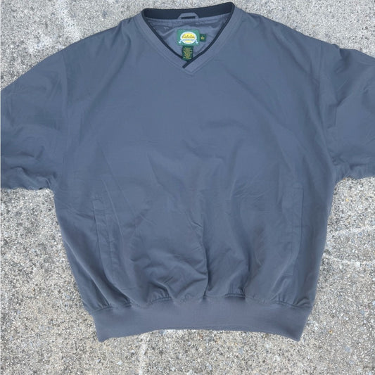 Clean Cabela's Gray V-Neck Performance Jacket Size L