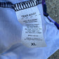 1 of 1 Designer Abstract Purple and Blue Graphic T-Shirt by Logan (me) Size XL