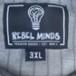 Clean NWOT Men's Rebel Minds Stylish Gray Performance Jacket