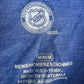 Clean Vintage Style Official NHL Tampa Bay Lightning Blue Graphic T-Shirt Size M