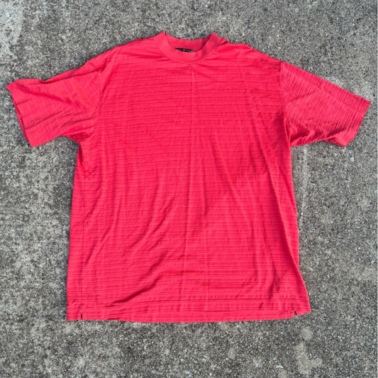 Clean Vintage Y2K Tiger Woods Men's Red Short Sleeve Tee Size XXL