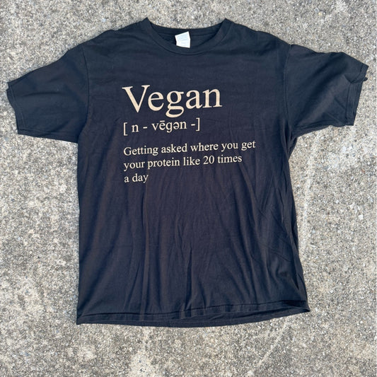 Clean Funny Black Vegan Graphic T-Shirt