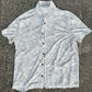 Clean Caribbean Light Gray Patterned Shirt