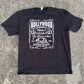 Clean Next Level Apparel Black and White Graphic Tee