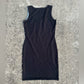 Clean Elegant 1 of 1 Logan Designer Black and Gold Women's Dress Size S