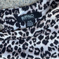 Clean Like New Buffalo David Bitton Animal Print Top Size M